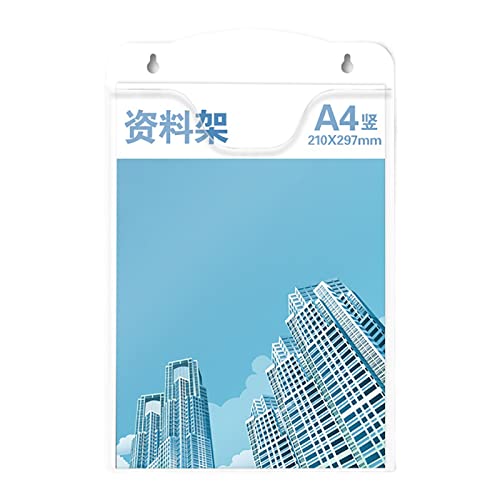 Acryl-Zeichen, Wandhalterung aus Acryl, Größen A3/A4/A5, 2er-Pack(A4) von TGDGFKIAS