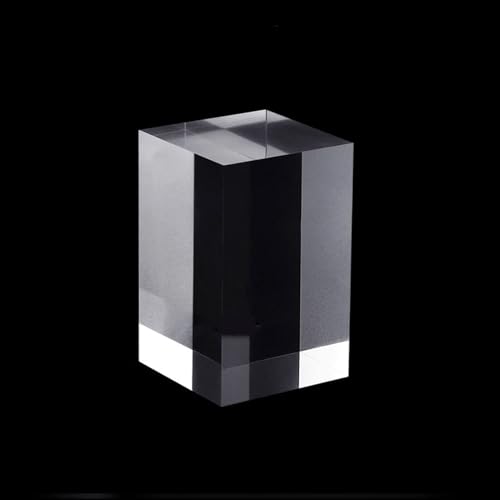 Acryl zeigt, Acryl-Displayblockständer 6x6x(10-30)cm Klar(6x6x15cm) von TGDGFKIAS