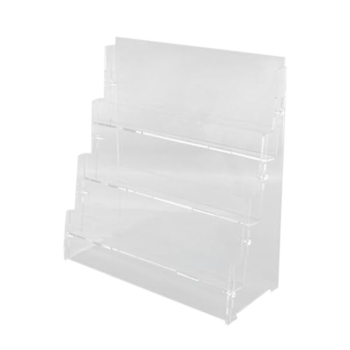Acryl zeigt, Acryl-Kartenständer, 3-stufig, Tischplatte, mehrfarbig(Clear) von TGDGFKIAS