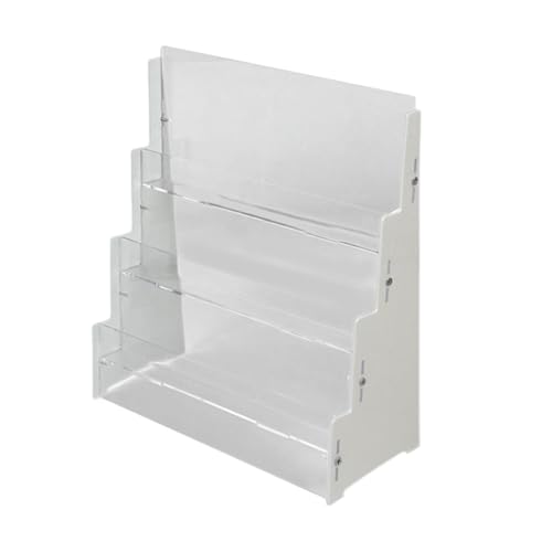 Acryl zeigt, Acryl-Kartenständer, 3-stufig, Tischplatte, mehrfarbig(White) von TGDGFKIAS