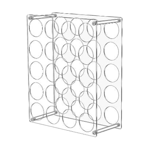 Acryl zeigt, Vinyl-Rollen-Lagerregal for 20 Rollen, transparenter Acryl-Organizer, 30,5 x 25,4 cm Acryl zeigt, Vinyl-Rollen-Lagerregal for 20 Rollen, transparenter Acryl-Organizer, 30,5 x 25,4 cm von TGDGFKIAS