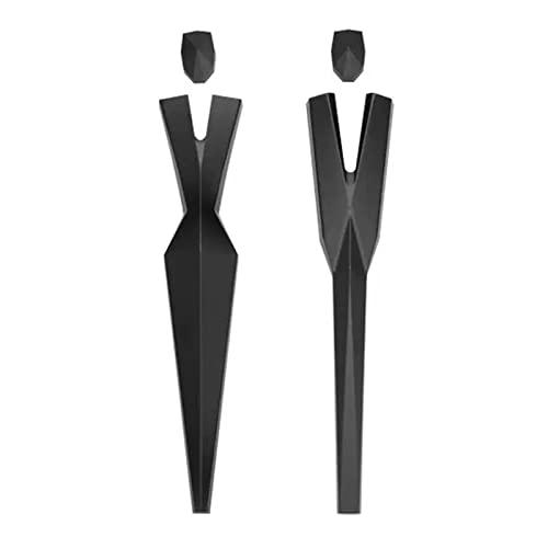 Badezimmertür, Toilettenschilder, 2er-Pack, Herren und Damen, Metall, mehrfarbig(B) von TGDGFKIAS