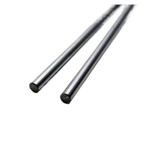 Edelstahl-Rundstangen, Linearwelle aus Edelstahl, 6 mm x 200 mm, 4er-Pack for 3D-Drucker von TGDGFKIAS