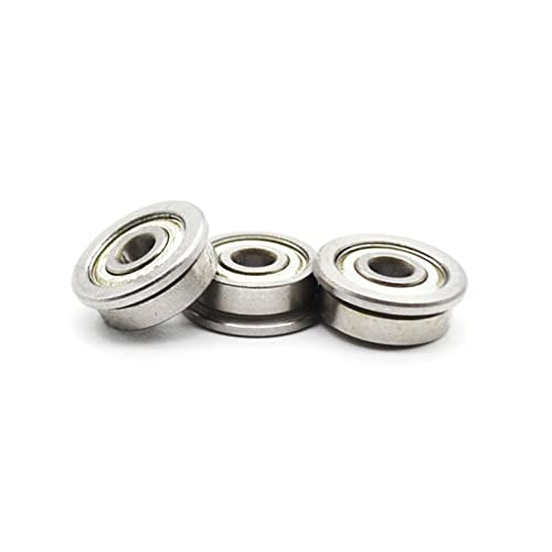 Flanschkugellager, 12 Stück F623 ZZ Flanschbuchsen-Kugellager 3 x 10 x 4 mm for 3D-Drucker, Rasenmäher und Elektrowerkzeuge von TGDGFKIAS