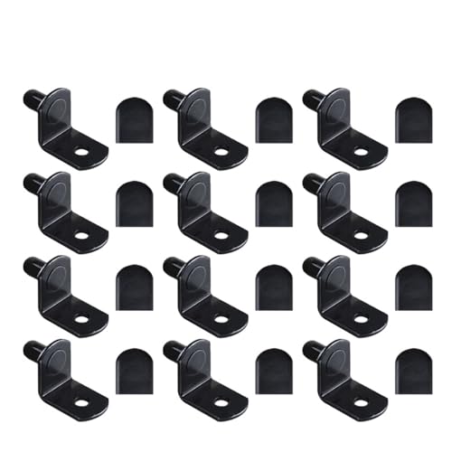 Halterungsschlag, 10/2Pcs Regal Klammern Unterstützung Studs Pegs Pin Regale Seperator Feste Schrank Möbel Regal Wand Halterung Halter(Style D,6Pcs) von TGDGFKIAS