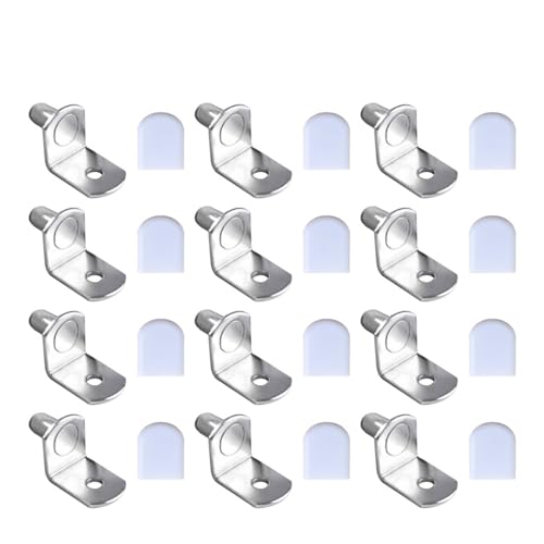Halterungsschlag, 10/2Pcs Regal Klammern Unterstützung Studs Pegs Pin Regale Seperator Feste Schrank Möbel Regal Wand Halterung Halter(Style E,6Pcs) von TGDGFKIAS