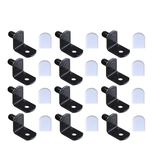 Halterungsschlag, 10/2Pcs Regal Klammern Unterstützung Studs Pegs Pin Regale Seperator Feste Schrank Möbel Regal Wand Halterung Halter(Style F,6Pcs) von TGDGFKIAS