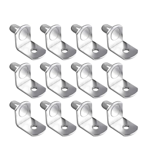 Halterungsschlag, 10/2Pcs Regal Klammern Unterstützung Studs Pegs Pin Regale Seperator Feste Schrank Möbel Regal Wand Halterung Halter(Style a,6Pcs) von TGDGFKIAS