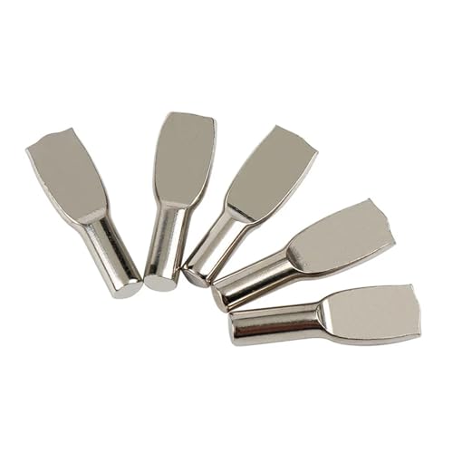 Halterungsschlag, 10 stücke Laminat Halterung Durchmesser 6mm Halterung Feste Halterung Bronze Regal Pin Wand Halter Pin Hardware(Silver) von TGDGFKIAS