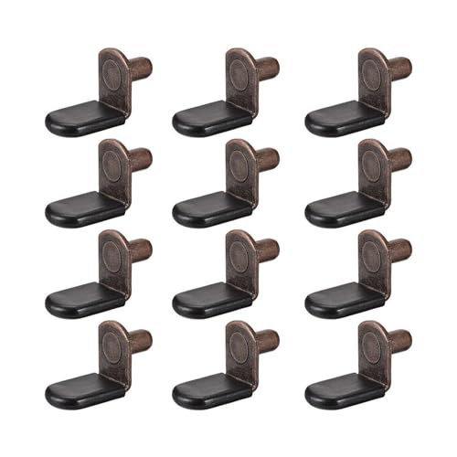 Halterungsschlag, 20 stücke Regal Klammern Unterstützung Studs Pegs Metall Pin Regal Unterstützung Separator Feste Schrank Wand Halterung von TGDGFKIAS
