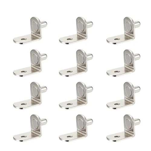 Halterungsschlag, 20Pcs Regal Klammern Unterstützung Studs Pegs Metall Pin Regale Seperator Feste Schrank Bücherregal Wand Halterung Halter von TGDGFKIAS