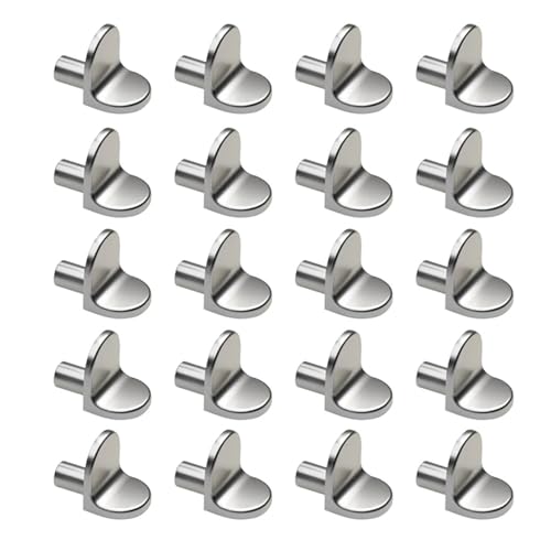 Halterungsschlag, 20Pcs Regal Klammern Unterstützung Studs Pegs Zink Legierung Pin Regale Seperator Feste Schrank Möbel von TGDGFKIAS