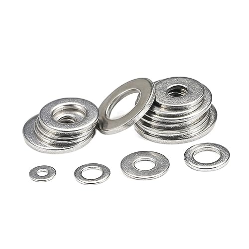 Metallische Stücke, Flache Unterlegscheiben 304 Edelstahl Mehrere Größen Packung Din9021 Standard(M14x28x2 x2pcs) von TGDGFKIAS