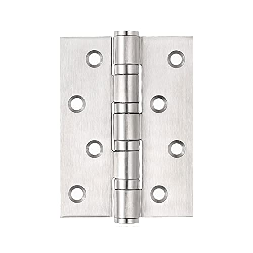 Scharniere für Türen, 1 Pcs Edelstahl Tür Scharnier 4x3x3 Multicolor for Holz Türen(Silver) von TGDGFKIAS