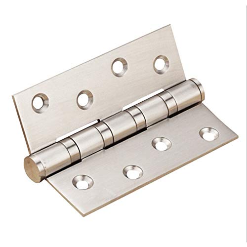 Scharniere für Türen, 2er-Pack Edelstahl-Kugellager-Einbauscharniere mit Schrauben for Schranktüren 100 x 75 mm Scharniere für Türen, 2er-Pack Edelstahl-Kugellager-Einbauscharniere mit Schrauben for Schranktüren 100 x 75 mm von TGDGFKIAS