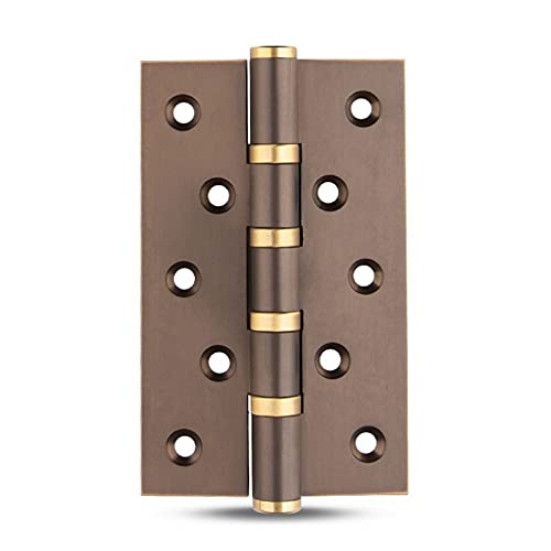 Scharniere für Türen, 5-Zoll-Kupfer-Flachtürscharnier mit offenem Pufferlager for Innentüren aus Holz, mehrfarbig(Bruin) von TGDGFKIAS