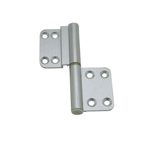 Scharniere für Türen, DIY Badezimmertürscharnier, 94 x 41 mm, abnehmbares Aluminiumscharnier, 2 Stück von TGDGFKIAS