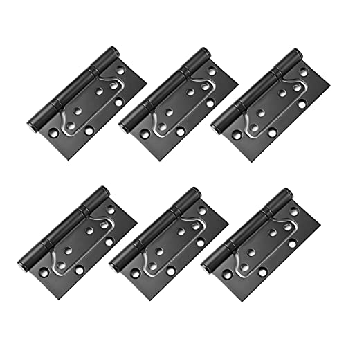 Scharniere für Türen, Mutter-Kind-Scharniere aus Edelstahl, schwarz, 10,2 cm, 6 Stück Scharniere für Türen, Mutter-Kind-Scharniere aus Edelstahl, schwarz, 10,2 cm, 6 Stück von TGDGFKIAS