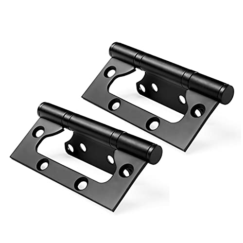 Scharniere für Türen, Son Mother Scharniere, Edelstahl, Schwarz, 4 Zoll, ohne Schlitzen, geräuscharm, 2 Stück for Türen Scharniere für Türen, Son Mother Scharniere, Edelstahl, Schwarz, 4 Zoll, ohne Schlitzen, geräuscharm, 2 Stück for Türen von TGDGFKIAS