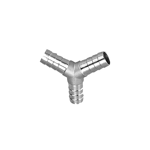 Schlauch-Kopfzubehör, Mehrere Größen 304 Edelstahl Schlauch Barb BSP Gewinde Rohr Fitting Anschluss T YL Kreuz Ellenbogen(Y-type,10mm) von TGDGFKIAS