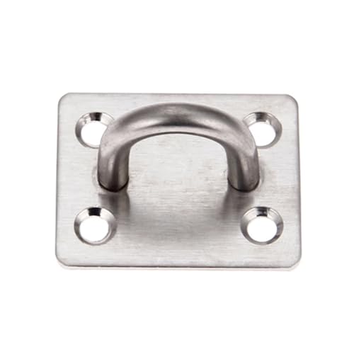 TGDGFKIAS Edelstahl an der Decke, 1Pc Decke Haken Edelstahl U-Förmigen Lock up Mount Basis Decke Anker Aufhänger(46 x 36mm) von TGDGFKIAS