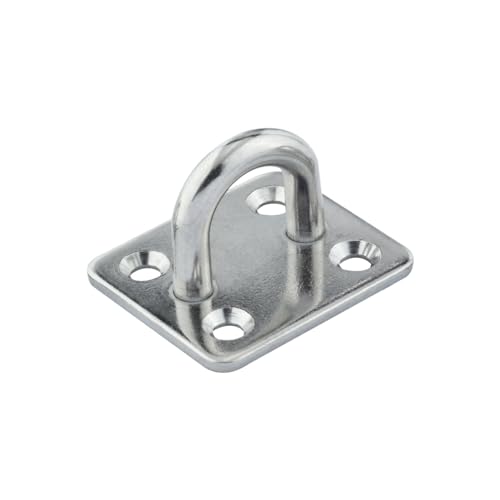 TGDGFKIAS Edelstahl an der Decke, 1pc 316 Edelstahl Platz Pad Auge Platte Haken 5mm/6mm/8mm Aufhänger Decke Wand bootfahren Yacht Marine(6mm) von TGDGFKIAS