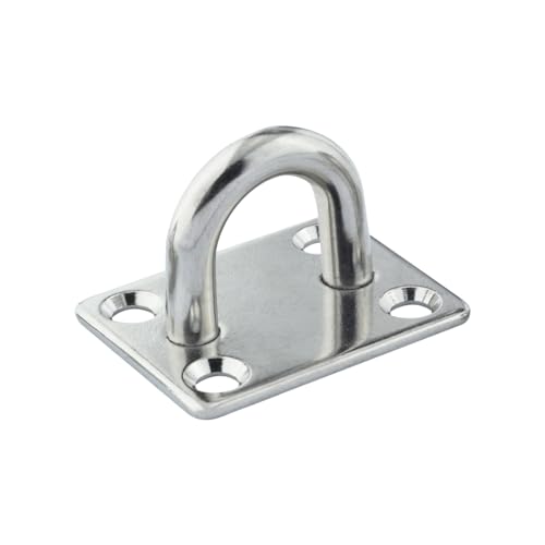 TGDGFKIAS Edelstahl an der Decke, 1pc 316 Edelstahl Platz Pad Auge Platte Haken 5mm/6mm/8mm Aufhänger Decke Wand bootfahren Yacht Marine(8mm) von TGDGFKIAS