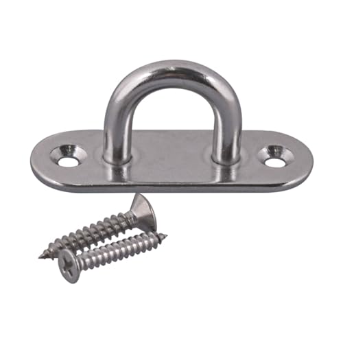 TGDGFKIAS Edelstahl an der Decke, 304 Edelstahl M5 U Haken Decke Wandhalterung mit Schrauben for Aufhängen Silber 45x15mm TGDGFKIAS Edelstahl an der Decke, 304 Edelstahl M5 U Haken Decke Wandhalterung mit Schrauben for Aufhängen Silber 45x15mm von TGDGFKIAS