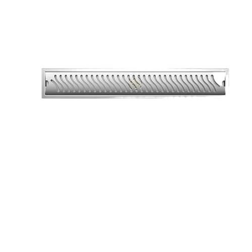 TGDGFKIAS Gartensysteme, 20-60 cm Anti-Geruch Badezimmer Entwässerung Mid & Side Outlet Linear Abfall Ablauf Abdeckung for Ablauf Trichter(10x60cm Mid) von TGDGFKIAS