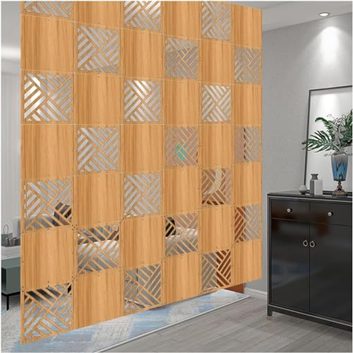 TGDGFKIAS Hängende Raumteiler Panel Wall Divider, Dekorationsplatten for den Empfangsraum eines Arbeitszimmerhotels for Aufhängen von Raumteilerplatten(24pcs) von TGDGFKIAS