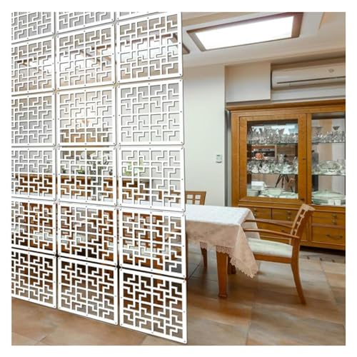 TGDGFKIAS Hängender Raumteiler, Hängender Raumteiler Natur Mehrere Größen Packung mit 14-100 Stück(29x29cm,70Pcs) von TGDGFKIAS