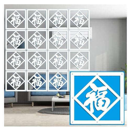 TGDGFKIAS Hängender Raumteiler, Holz-Kunststoff-Hängeschirmplatten Raumteiler Weiß Packung mit 14-80 Stück(White-a,16Pcs) von TGDGFKIAS