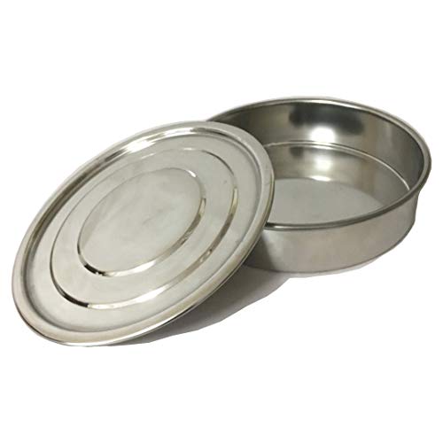 TGDGFKIAS Labor-Screening, Analysensieb Auffangwanne und Deckel SS304 10/20/30/40 cm(30CM) von TGDGFKIAS