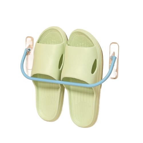 TGDGFKIAS Wand-Schuhregal, 4 Pcs Mehrzweck Faltbare Hausschuhe Ablauf Lagerung Rack Handtuch Regal for Schuhe(Blu) von TGDGFKIAS