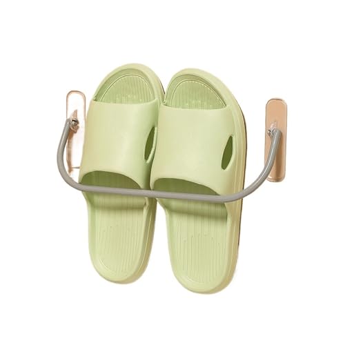 TGDGFKIAS Wand-Schuhregal, 4 Pcs Mehrzweck Faltbare Hausschuhe Ablauf Lagerung Rack Handtuch Regal for Schuhe(Gris) von TGDGFKIAS