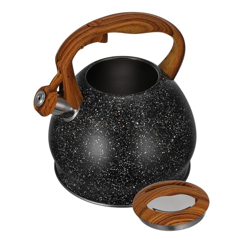 Wasser auf dem Dach, 3,5 l Edelstahl Teekanne mit Griff Teekessel Küche Kaffee Wasserkocher Kessel von TGDGFKIAS