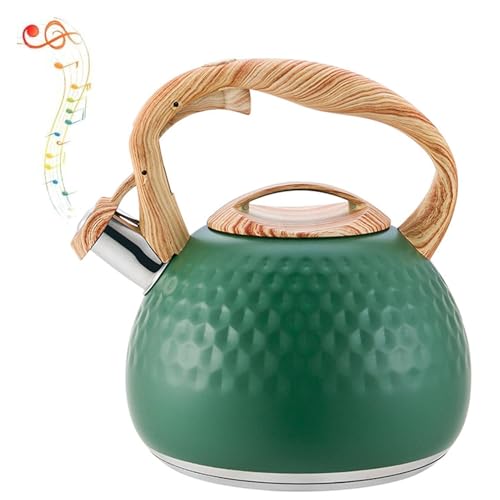 Wasser auf dem Dach, Teekanne, geeignet for Brühkaffee und Milch(Green) von TGDGFKIAS