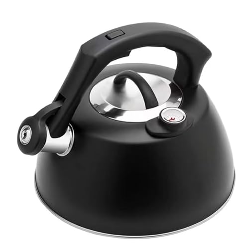 Wasser auf dem Dach, Teekanne for den Herd, Teekanne aus Edelstahl mit Wasserkocher, lauter Pfeife, Wasserkocher for Tee, Kaffee, Milch von TGDGFKIAS