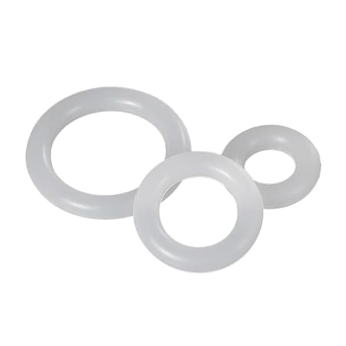 o-förmige Ringe, VMQ O-Ring-Dichtung, 10er-Pack, weiß, mehrere Größen(5.7mmx46.6mmx58mm) von TGDGFKIAS
