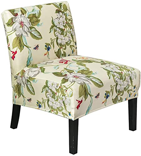 Sesselbezug Sofabezug Sesselschoner Sessel-Überwürfe onhe Armlehnen Sesselhusse Stretch Sesselbezug für Cafe Wohnzimmer Sessel (Color : #4) von TGETBTTSR