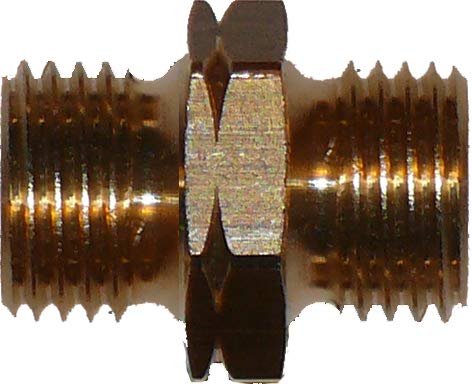 Verbinder für Gasschlauch 1/4" oder 3/8" links und rechts - Schlauchkupplung Übergangsstücker (1/4" links X 1/4" rechts) von TGO