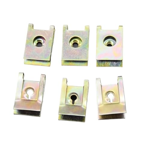 TGPGZHZFNA 20 Stücke Auto Fastener Schraube Basis U Typ J98 Mutter Montage Retainer Clips Auto Motor Kotflügel Stoßstange Schutz Platte Klemme Befestigungselemente und Clips für die Automobilin(10 pie TGPGZHZFNA 20 Stücke Auto Fastener Schraube Basis U Typ J98 Mutter Montage Retainer Clips Auto Motor Kotflügel Stoßstange Schutz Platte Klemme Befestigungselemente und Clips für die Automobilin(10 pie von TGPGZHZFNA