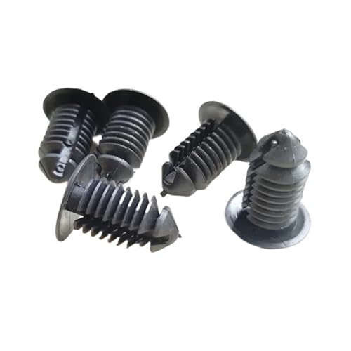 TGPGZHZFNA Auto-Clips passen 10mm Loch Nylon Auto Fastener Fender Bumper Shield Retainer Kunststoffniete for GM for Ford for Chrysler Befestigungselemente und Clips für die Automobilin(50 Pieces) von TGPGZHZFNA