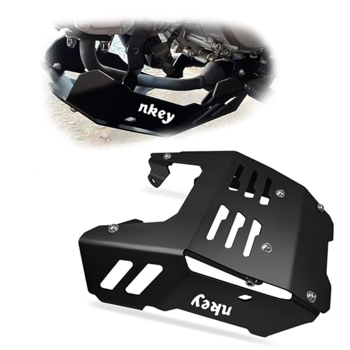 TGVSELPJ Fahrgestellschutz Für H-ONDA Monkey 125 2021 2022 2023 Motorradzubehör Motorchassis-Schutzabdeckung Schutzunterboden-Unterfahrschutzplatte(Nero) von TGVSELPJ