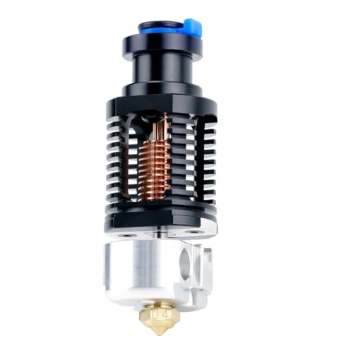 TH1000XUE 3D Red for Lizard k1 V6 Hotend Bi-Metall montiert Aluminium Hot End for voron 2.4 for prusa I3 MK3 for Titan V2 Extruder 3D-Drucker(K1 Aluminum-Black) von TH1000XUE
