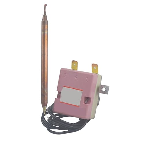 TH1000XUE Elektrischer Warmwasserbereiter Thermostatschalter Temperaturbegrenzer Einstellbar 75° Temp Controller for midea for haier for Vanward for Macro(A with Earth Wire) von TH1000XUE