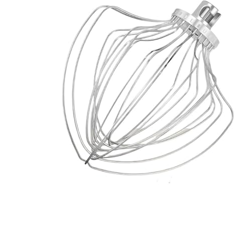 TH1000XUE Küchen-Drahtbesen-Aufsatz, kompatibel mit 7QT KSM7589PFP KMS7586POB KMS8990NP, neigbarer Küchenmaschine, Drahtbesen, spülmaschinenfest von TH1000XUE