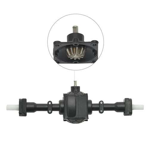TH1000XUE Metall Getriebe Differential Hinterachse for Q60 Q61 Q64 FY001 FY002 FY003 FY004 B36 MN77 B14 B24 B26 C14 for WPL Teile(Metal-Rear-Axle) von TH1000XUE