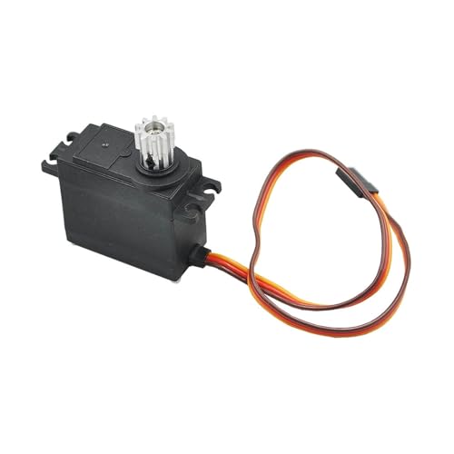 TH1000XUE Upgrade der hydraulischen Metallauslegerhalterung mit festem for Zylinder und Drehservo for 1/14 for huina 1592 1593 1594 Metall-22-Kanal-Bagger(Only Rotary servo) von TH1000XUE