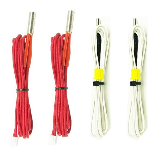 TH1000XUE for flsun V400 Druckerzubehör for ntc 100K Thermistor Temperatursensor 3950 24 V 60 W Heizleiste Druckkopf-Kit von TH1000XUE